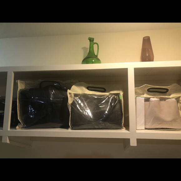 Coach Mixed Leather Shoulder Bag - Picture 10 of 11